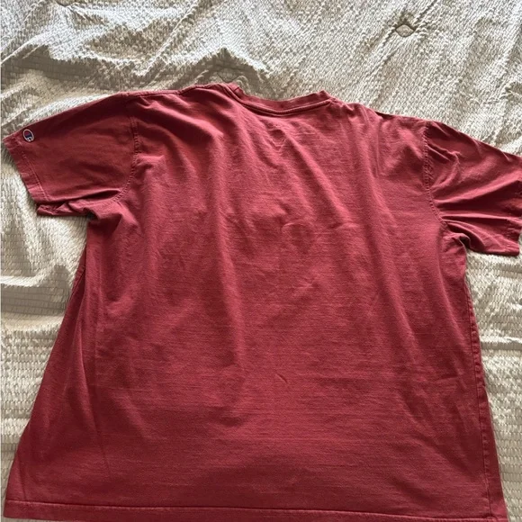 Champion Men's Maroon Logo Tee - Picture 2 of 7